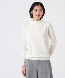 【ウォッシャブル】エクストラファインウールプルオーバー
