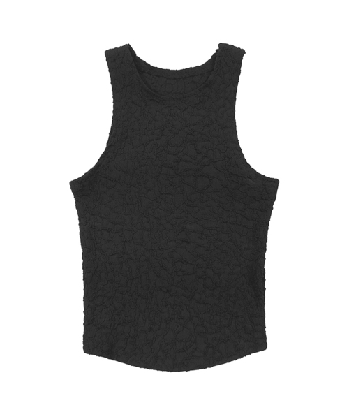HOLY NUMBER 7(ホーリーナンバーセブン)の「エッセンシャルダンサー クロップタンクトップ ブラック(Tシャツ/カットソー・レディース・その他・FREE)」の1枚目の写真