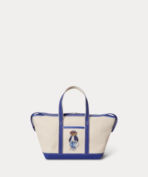 Polo ベア キャンバス ミニ ショッパー トート（トートバッグ）｜POLO