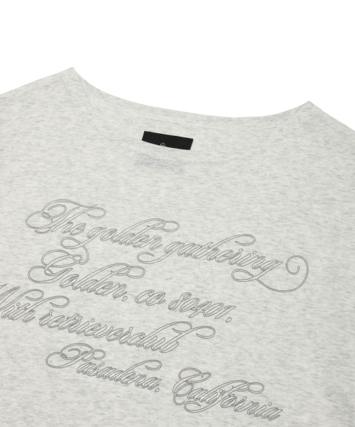 Retriever Club（レトリーバークラブ）の「CUT LINE LONG SLEEVE [MELANGE GRAY]（Tシャツ/カットソー・レディース・その他・FREE）」の4枚目の写真