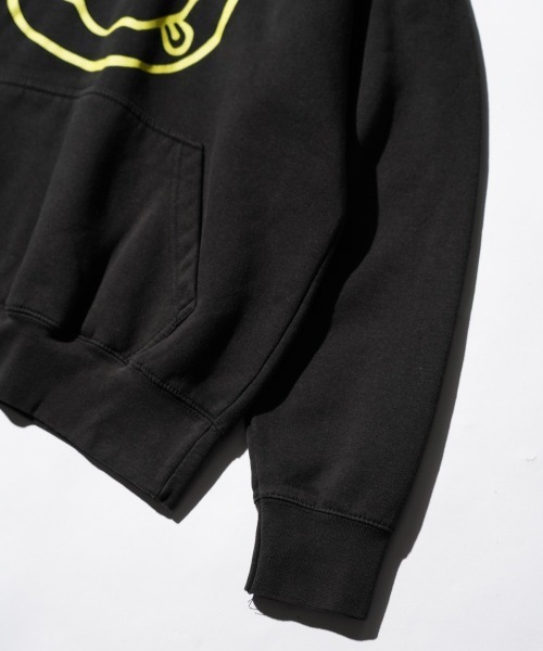 THRIFTY LOOK（スリフティールック）の「THRIFTY LOOK / スリフティールック THRIFTY "NIRVANA" HOODIE ニルヴァーナ バンドパーカー ユーズド加工（パーカー・メンズ・ブラック・LARGE）」の6枚目の写真