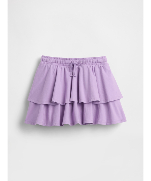 GAP(ギャップ)の「イージーウエスト ティアード ミニスカート・スコート (キッズ)(スカート・キッズ・ブラック/ブルー/パープル・110cm/120cm/130cm/160cm/150cm/140cm)」の3枚目の写真