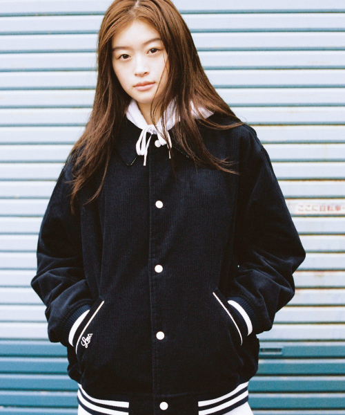 LMCの「CORDUROY VARSITY JACKET navy（スタジャン・レディース・その他・S/M/L）」の5枚目の写真