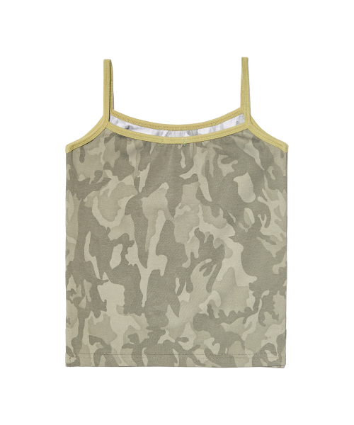 PIECEMAKER（ピースメーカー）の「SAND CAMO SLEEVELESS (KHAKI)（Tシャツ/カットソー・レディース・その他・FREE）」の5枚目の写真