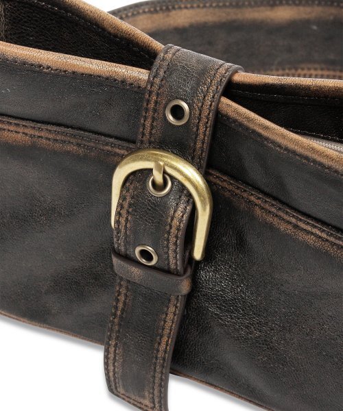 DOFFSEPT（ドフセプト）の「Lambskin Vintage Mini Hobo Bag in Brown（ショルダーバッグ・レディース・その他・FREE）」の18枚目の写真