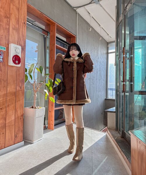 DOFFSEPT（ドフセプト）の「Lambskin Vintage Mini Hobo Bag in Brown（ショルダーバッグ・レディース・その他・FREE）」の13枚目の写真