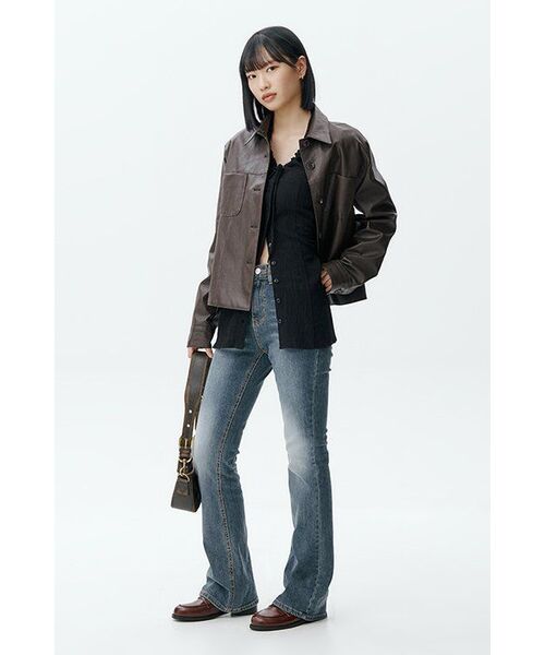 DOFFSEPT（ドフセプト）の「Lambskin Vintage Mini Hobo Bag in Brown（ショルダーバッグ・レディース・その他・FREE）」の15枚目の写真