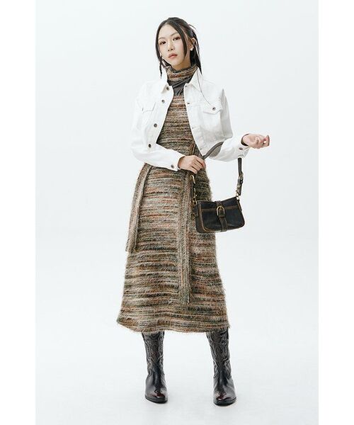 DOFFSEPT（ドフセプト）の「Lambskin Vintage Mini Hobo Bag in Brown（ショルダーバッグ・レディース・その他・FREE）」の4枚目の写真