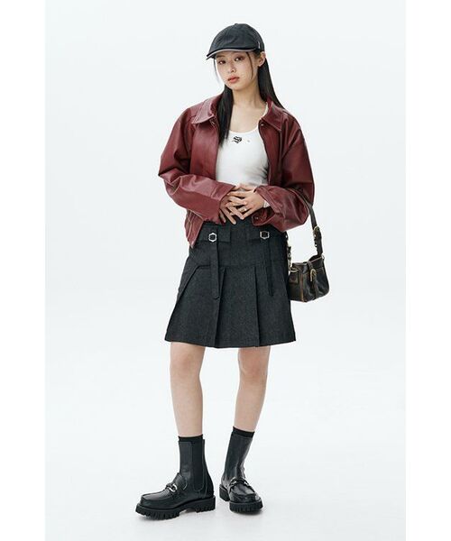 DOFFSEPT（ドフセプト）の「Lambskin Vintage Mini Hobo Bag in Brown（ショルダーバッグ・レディース・その他・FREE）」の5枚目の写真