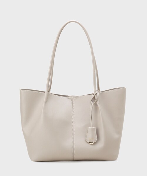 UNTITLED（アンタイトル）の「スプリットレザートート（トートバッグ・レディース・ブラック/ライトベージュ/ライトグレー・99）」の3枚目の写真