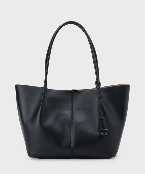 UNTITLED（アンタイトル）の「スプリットレザートート（トートバッグ・レディース・ブラック/ライトベージュ/ライトグレー・99）」の2枚目の写真