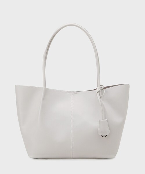 UNTITLED（アンタイトル）の「スプリットレザートート（トートバッグ・レディース・ブラック/ライトベージュ/ライトグレー・99）」の7枚目の写真