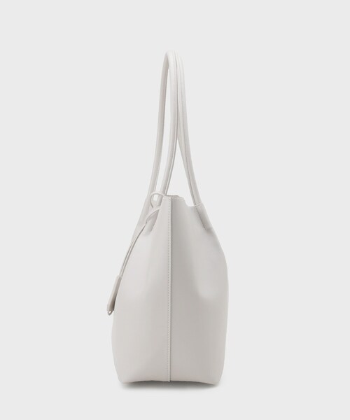 UNTITLED（アンタイトル）の「スプリットレザートート（トートバッグ・レディース・ブラック/ライトベージュ/ライトグレー・99）」の8枚目の写真