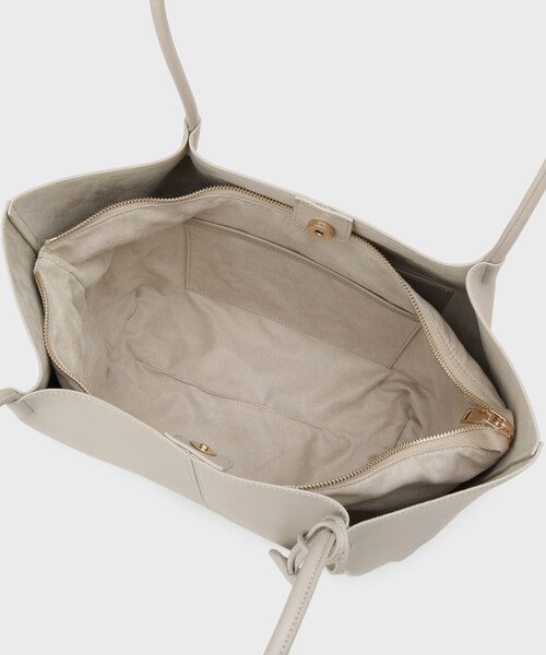 UNTITLED（アンタイトル）の「スプリットレザートート（トートバッグ・レディース・ブラック/ライトベージュ/ライトグレー・99）」の14枚目の写真