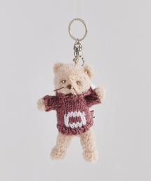 OGGITT（オキット）の「モンゴルキツネ キーリング ベージュ（キーケース/キーアクセサリー）」