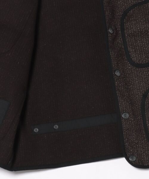 HOUSTON（ヒューストン）の「【HOUSTON】ヒューストン BEACH CLOTH VEST ビーチクロスベスト（ベスト・メンズ・ダークブラウン/ブラック・XL/L/M）」の4枚目の写真