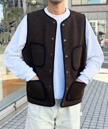 yield（イールド）の「【HOUSTON】ヒューストン BEACH CLOTH VEST ビーチクロスベスト（ベスト）」