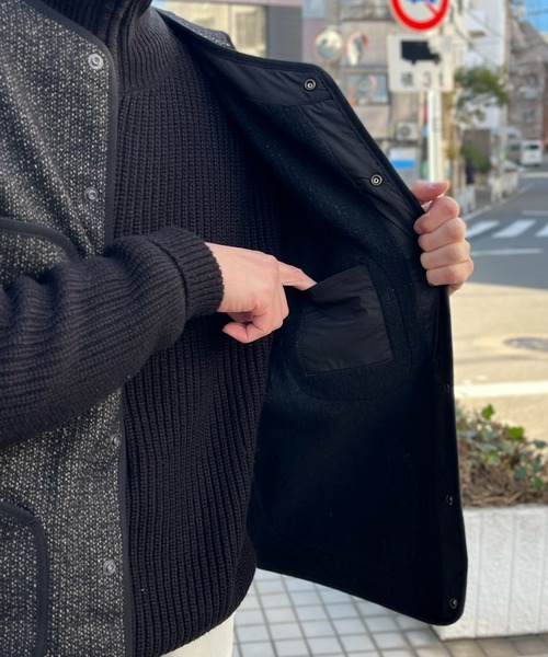 HOUSTON（ヒューストン）の「【HOUSTON】ヒューストン BEACH CLOTH VEST ビーチクロスベスト（ベスト・メンズ・ダークブラウン/ブラック・XL/L/M）」の12枚目の写真