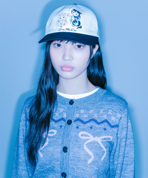 LMCの「WM RIBBON JACQUARD CARDIGAN gray(カーディガン/ボレロ・レディース・その他・S/M)」の3枚目の写真