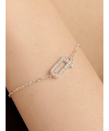 UNIJ（ユニジェイ）の「[Ib317]Shiny Signature Silver Bracelet（ブレスレット）」