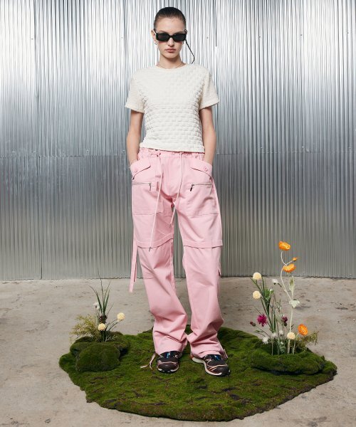 LARTIGENT(ラーティゼン)の「L2 POCKET PANTS(PINK)(スウェットパンツ・レディース・その他・FREE)」の2枚目の写真