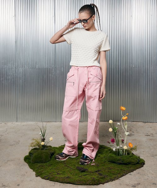 LARTIGENT(ラーティゼン)の「L2 POCKET PANTS(PINK)(スウェットパンツ・レディース・その他・FREE)」の3枚目の写真