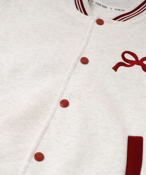 URBAN CHERRY(アーバンチェリー)の「フロントリボンデザインオーバーサイズブルゾン(ブルゾン・キッズ・グレー/ブラック・140cm/120cm/150cm/130cm/110cm)」の18枚目の写真