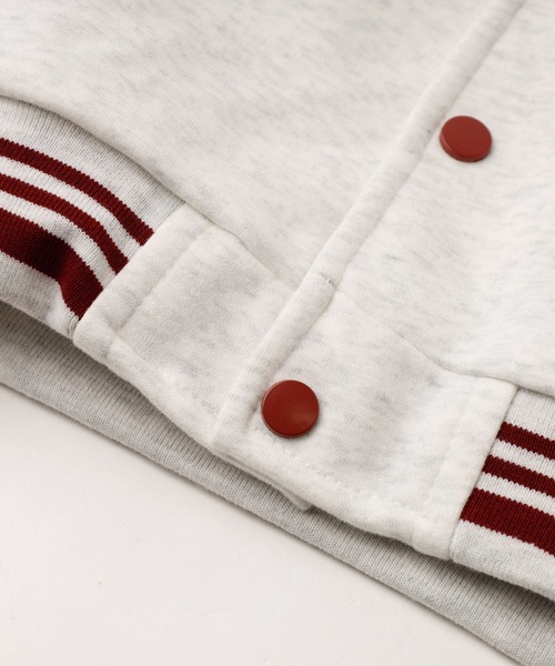 URBAN CHERRY(アーバンチェリー)の「フロントリボンデザインオーバーサイズブルゾン(ブルゾン・キッズ・グレー/ブラック・140cm/120cm/150cm/130cm/110cm)」の19枚目の写真