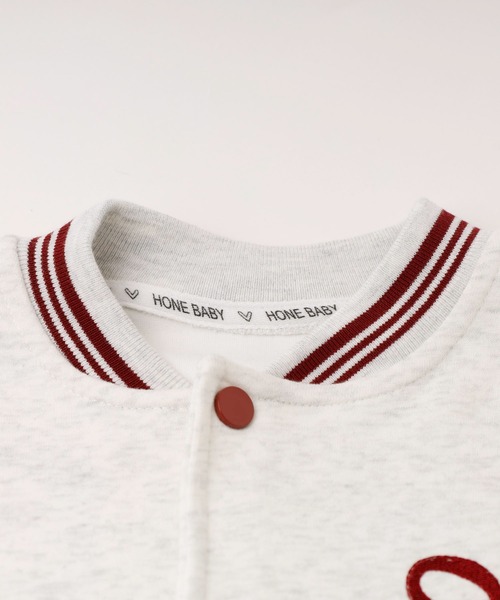 URBAN CHERRY(アーバンチェリー)の「フロントリボンデザインオーバーサイズブルゾン(ブルゾン・キッズ・グレー/ブラック・140cm/120cm/150cm/130cm/110cm)」の20枚目の写真