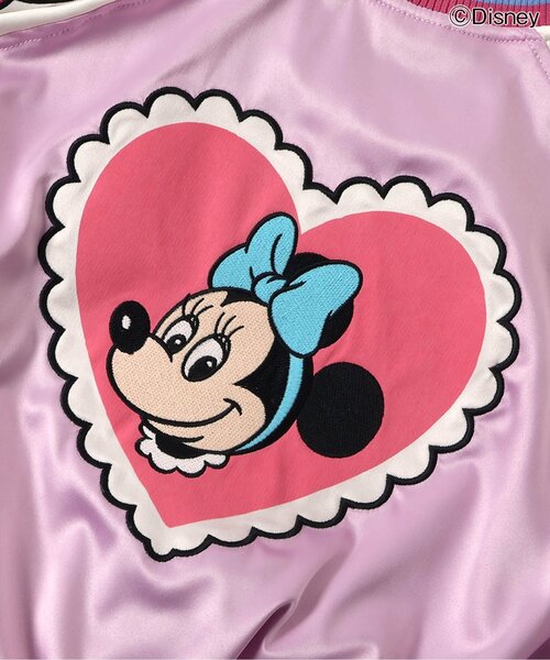 Disney(ディズニー)の「ディズニーキャラクター ミニー / スカジャン(スカジャン・キッズ・ピンク・110/120/80/90/100)」の14枚目の写真