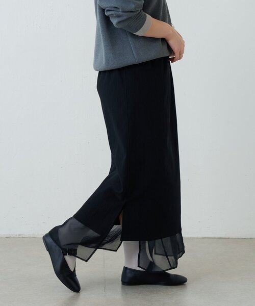 FRIPIER（フリピエ）の「FRIPIER》シアーレイヤードスカート（スカート・レディース・ブラック・FREE）」の19枚目の写真
