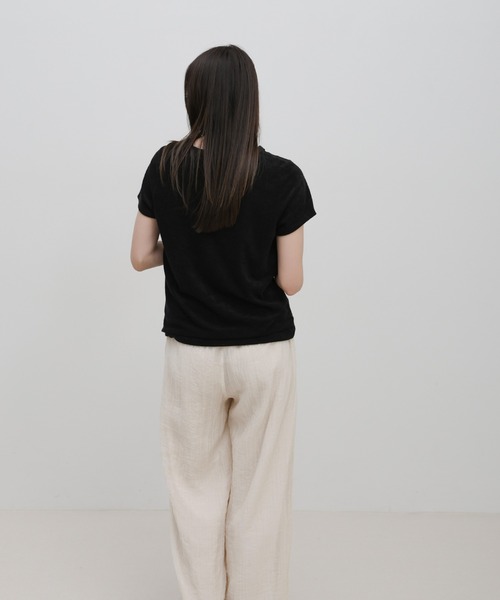 select MOCA(セレクトモカ)の「ワッシャーシアーリラックスパンツ(その他パンツ・レディース・ブラウン/ブラック/ライトベージュ・FREE)」の15枚目の写真