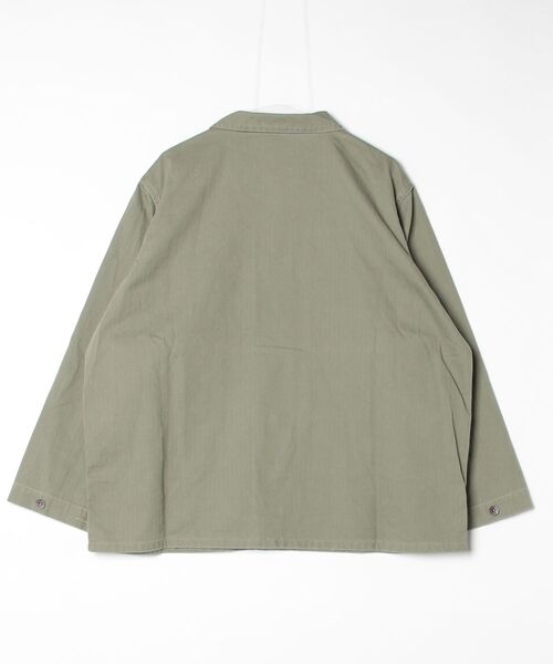 WAIPER.inc(ワイパーインク)の「WAIPER.inc 米軍 1940's U.S.M.C. P-44 HBT ユーティリティジャケット【WP1056】(カバーオール・メンズ・オリーブ/ブラック・42/40/38/36/44)」の3枚目の写真