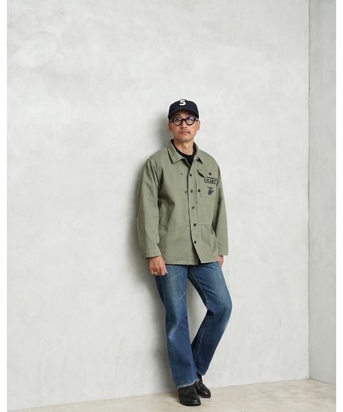 WAIPER.inc 米軍 1940's U.S.M.C. P-44 HBT ユーティリティジャケット