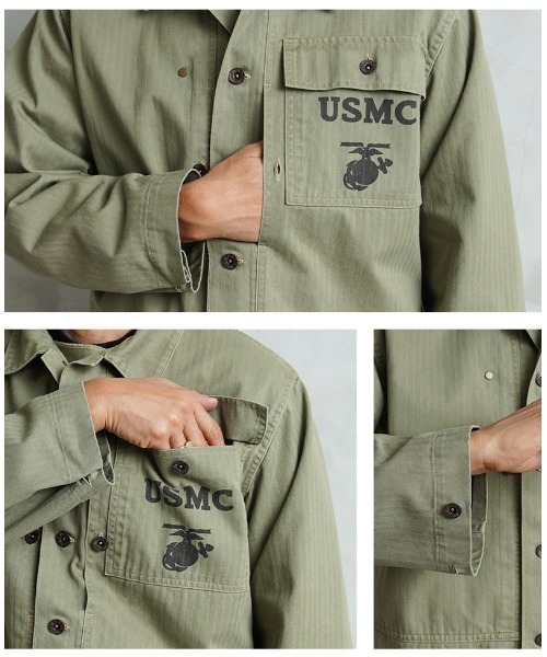 WAIPER.inc 米軍 1940's U.S.M.C. P-44 HBT ユーティリティジャケット