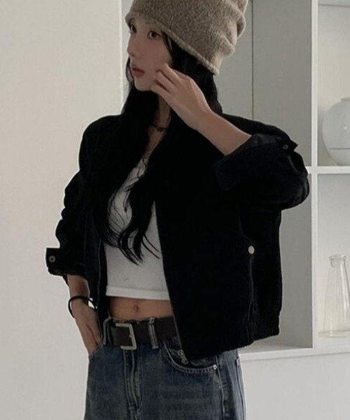 semplice(センプリチェ)の「ジャケット(その他アウター・レディース・ブラック/ブラウン・F)」の2枚目の写真