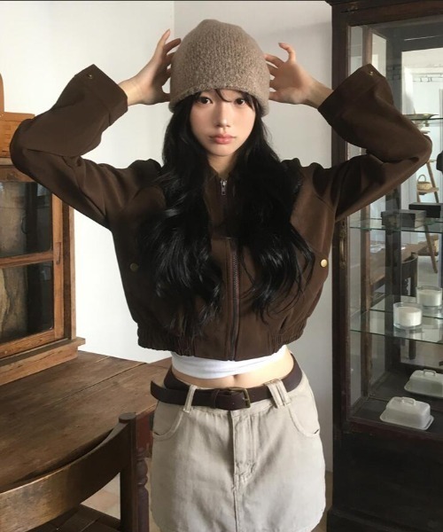 semplice(センプリチェ)の「ジャケット(その他アウター・レディース・ブラック/ブラウン・F)」の13枚目の写真