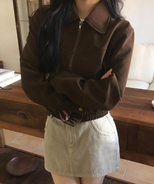 semplice(センプリチェ)の「ジャケット(その他アウター・レディース・ブラック/ブラウン・F)」の14枚目の写真