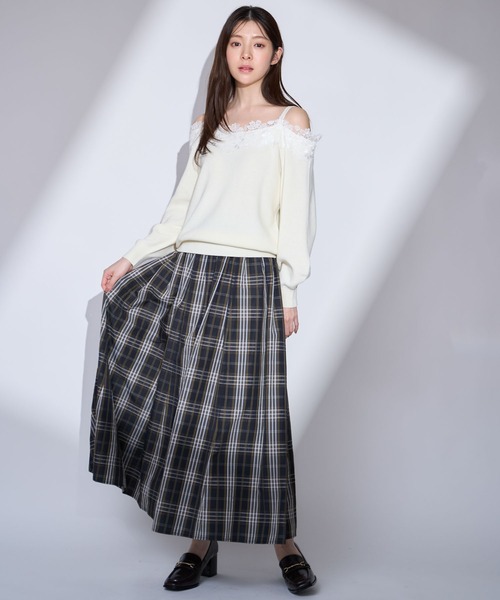 NOELA（ノエラ）の「アソートギャザーフレアスカート（スカート・レディース・ブラック/オフホワイト/ピンク/その他1・S/M）」の22枚目の写真
