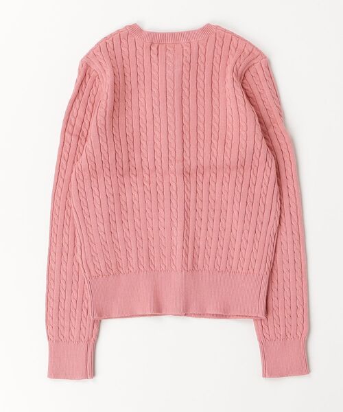 POLO RALPH LAUREN CHILDRENSWEAR(ポロ ラルフ ローレン チルドレンズウェア)の「ミニケーブル コットン カーディガン(カーディガン/ボレロ・キッズ・ピンク・L/M/XL)」の7枚目の写真