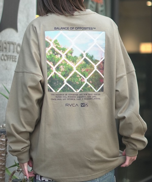 RVCA(ルーカ)の「RVCA メンズ THRU VIEW LT ロンT 【2026年春夏モデル】(Tシャツ/カットソー・メンズ・ホワイト/ブラック/ブラック系その他/グリーン系その他・SMALL/MEDIUM/LARGE/X-LARGE)」の4枚目の写真