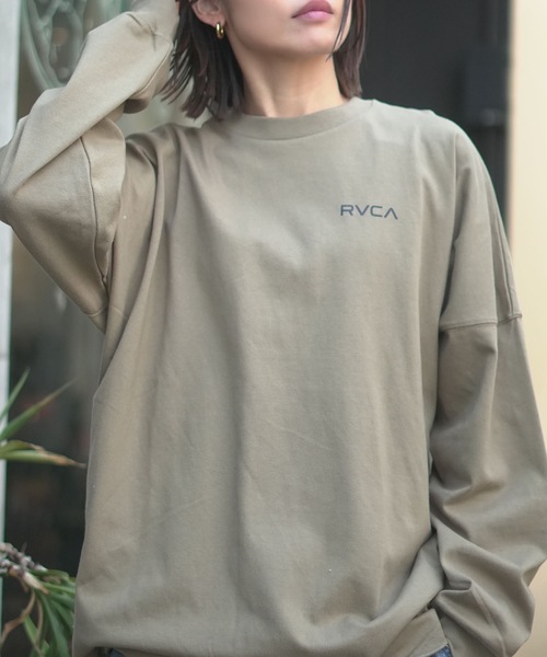 RVCA(ルーカ)の「RVCA メンズ THRU VIEW LT ロンT 【2026年春夏モデル】(Tシャツ/カットソー・メンズ・ホワイト/ブラック/ブラック系その他/グリーン系その他・SMALL/MEDIUM/LARGE/X-LARGE)」の7枚目の写真