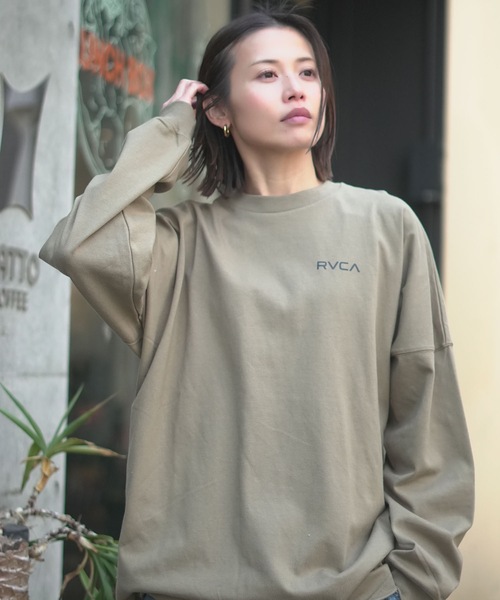 RVCA(ルーカ)の「RVCA メンズ THRU VIEW LT ロンT 【2026年春夏モデル】(Tシャツ/カットソー・メンズ・ホワイト/ブラック/ブラック系その他/グリーン系その他・SMALL/MEDIUM/LARGE/X-LARGE)」の6枚目の写真
