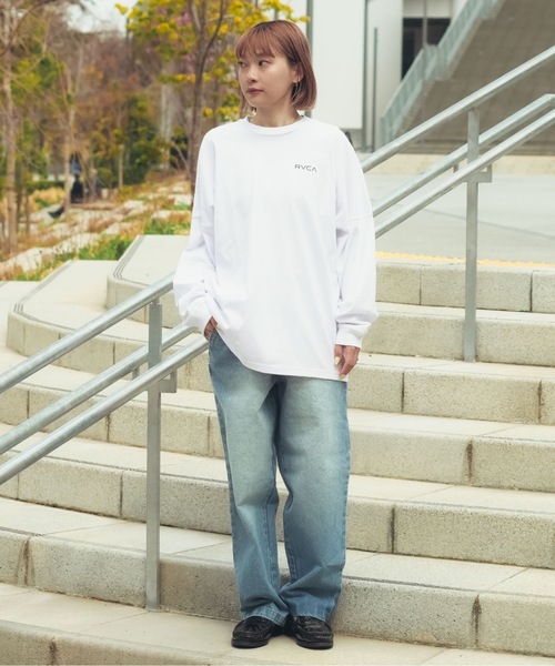 RVCA(ルーカ)の「RVCA メンズ THRU VIEW LT ロンT 【2026年春夏モデル】(Tシャツ/カットソー・メンズ・ホワイト/ブラック/ブラック系その他/グリーン系その他・SMALL/MEDIUM/LARGE/X-LARGE)」の21枚目の写真