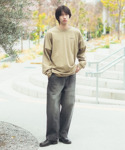 RVCA(ルーカ)の「RVCA メンズ THRU VIEW LT ロンT 【2026年春夏モデル】(Tシャツ/カットソー・メンズ・ホワイト/ブラック/ブラック系その他/グリーン系その他・SMALL/MEDIUM/LARGE/X-LARGE)」の8枚目の写真