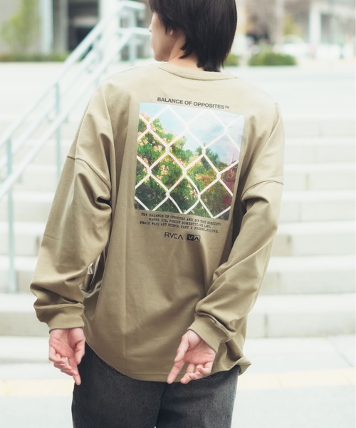 RVCA(ルーカ)の「RVCA メンズ THRU VIEW LT ロンT 【2026年春夏モデル】(Tシャツ/カットソー・メンズ・ホワイト/ブラック/ブラック系その他/グリーン系その他・SMALL/MEDIUM/LARGE/X-LARGE)」の11枚目の写真