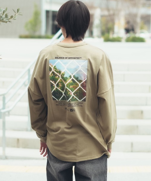 RVCA(ルーカ)の「RVCA メンズ THRU VIEW LT ロンT 【2026年春夏モデル】(Tシャツ/カットソー・メンズ・ホワイト/ブラック/ブラック系その他/グリーン系その他・SMALL/MEDIUM/LARGE/X-LARGE)」の12枚目の写真