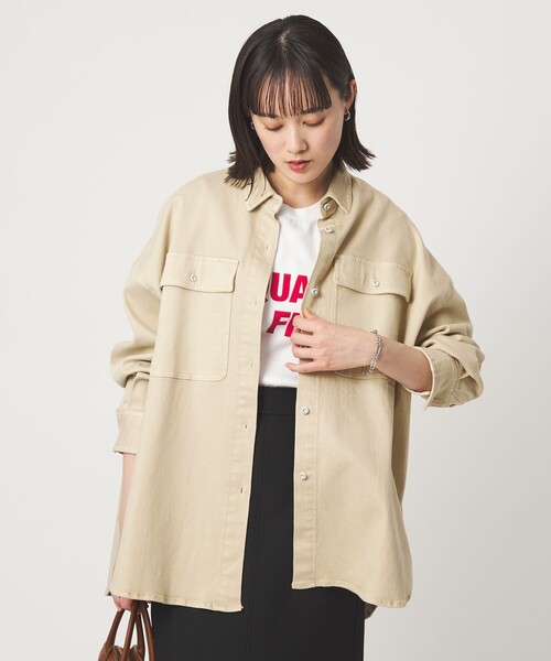 【別注】＜Healthy DENIM＞Almond ミドル デニム シャツ