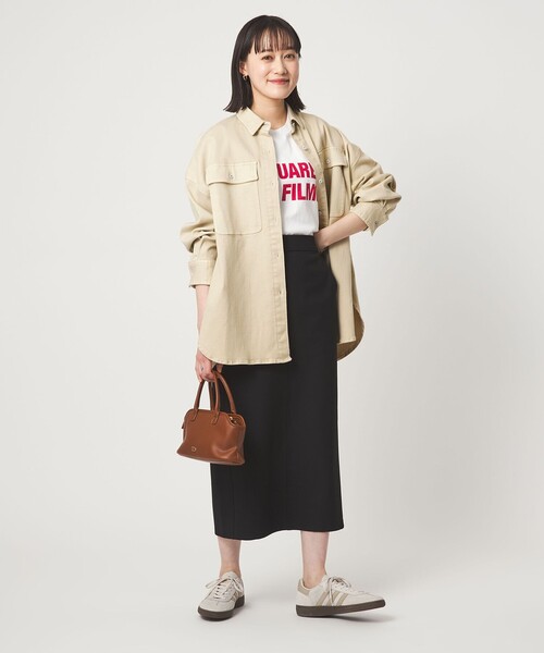 【別注】＜Healthy DENIM＞Almond ミドル デニム シャツ
