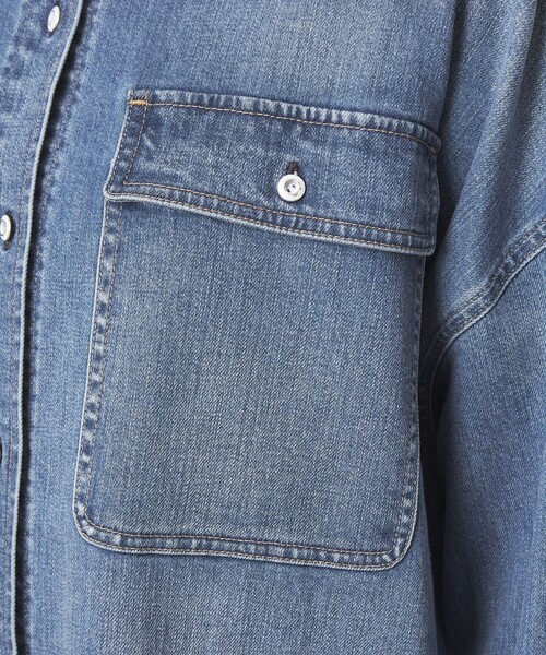 【別注】＜Healthy DENIM＞Almond ミドル デニム シャツ
